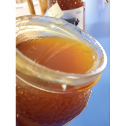 Miel de Eucalipto casera, cruda, miel artesana. Miel ligeramente cristalizada por su composición