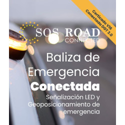 Baliza de señalización de emergencia SOS ROAD Connected